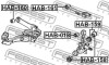 ÑÀÉËÅÍÁËÎÊ ÇÀÄÍÅÃÎ ÐÛ×ÀÃÀ (HONDA EDIX BE1/BE2/BE3/BE4 2004-) FEBEST HAB-160 (фото 2)