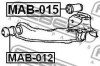 ÑÀÉËÅÍÁËÎÊ ÇÀÄÍÈÉ ÏÅÐÅÄÍÅÃÎ ÂÅÐÕÍÅÃÎ ÐÛ×ÀÃÀ (MITSUBISHI PAJERO I L041G-L149G 1989-1990) FEBEST MAB-015 (фото 2)