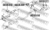Кронштейн кріплення глушника FEBEST NEXB012 (фото 2)