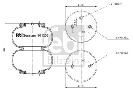 Air Gaiter FEBI FEBI BILSTEIN 101268