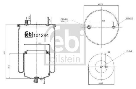 Автозапчасть FEBI BILSTEIN 101284