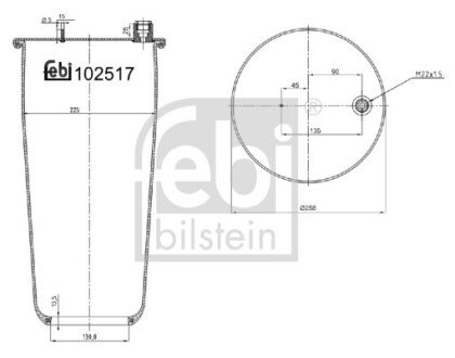 Автозапчасть FEBI BILSTEIN 102517