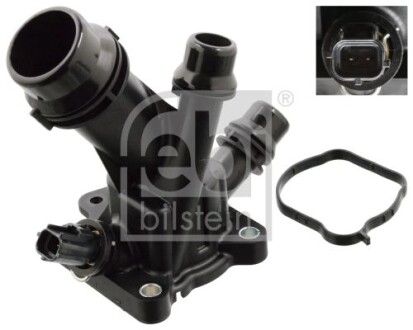 Термостат з корпусом, прокладкою та термовимикачем VOLVO XC60 09- (FEBI) FEBI BILSTEIN 104762