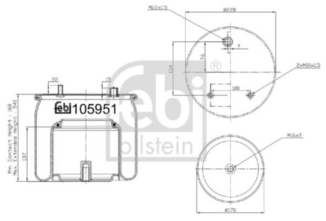 Автозапчасть FEBI BILSTEIN 105951