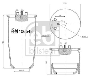 Автозапчасть FEBI BILSTEIN 106548