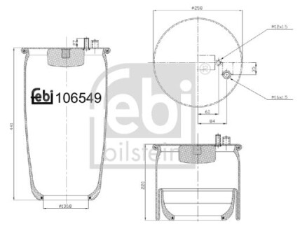 Автозапчасть FEBI BILSTEIN 106549