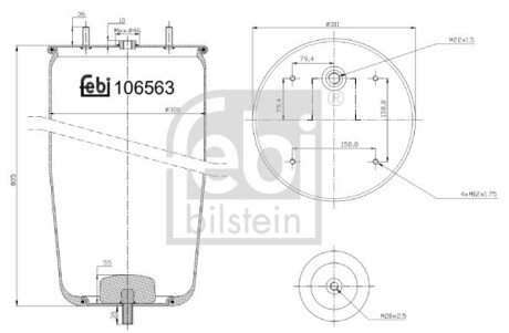 Автозапчасть FEBI BILSTEIN 106563