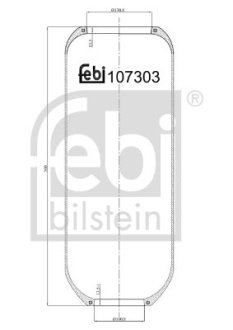Bellow, air suspension FEBI FEBI BILSTEIN 107303