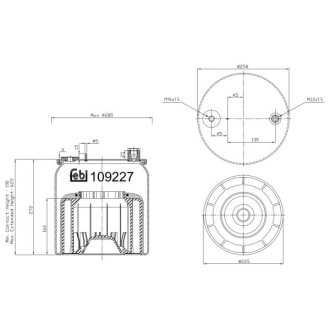 Пневмоподушка FEBI BILSTEIN 109227