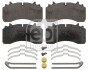 КМП гальмівних колодок FEBI BILSTEIN 16636 (фото 1)