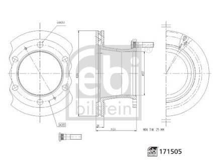 Автозапчасть FEBI BILSTEIN 171505