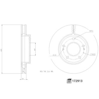 TARCZA HAM. FEBI FEBI BILSTEIN 172913