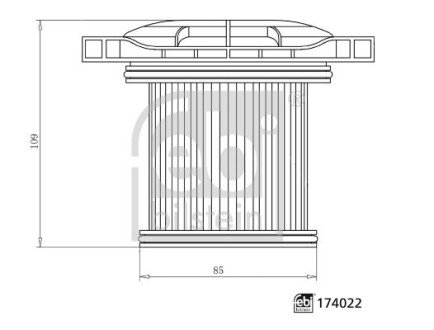 Масляний фільтр FEBI BILSTEIN 174022