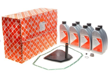 К-т сервисный АКПП(жидкость для гидравл. передач 39095 7x1L + фильтр АКПП) FEBI BILSTEIN 176859