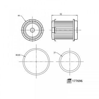 Фільтр масляний FEBI BILSTEIN 177696