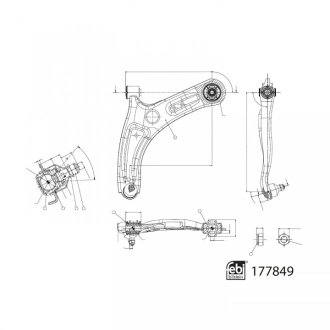 WAHACZ HYUNDAI P. I20 1,2-1,4 14- LE FEBI FEBI BILSTEIN 177849