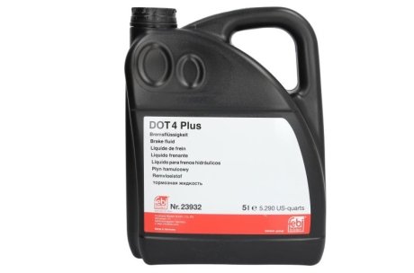 Гальмівна рідина (ABS, ESP) DOT 4 Plus 5L FEBI BILSTEIN 23932