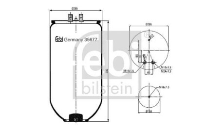 Пневмоподушка FEBI BILSTEIN 35677