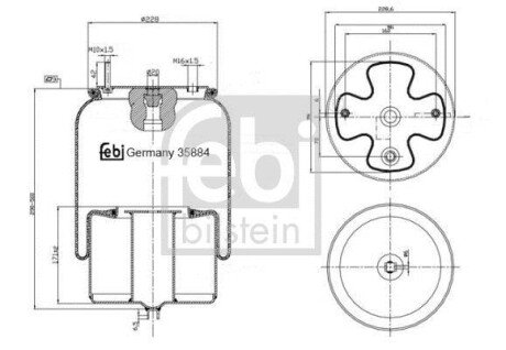Автозапчасть FEBI BILSTEIN 35884