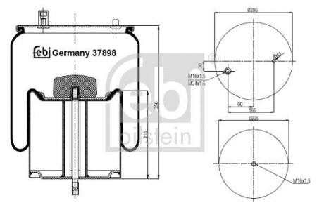 Автозапчасть FEBI BILSTEIN 37898