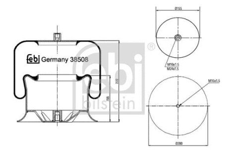 Автозапчасть FEBI BILSTEIN 38508