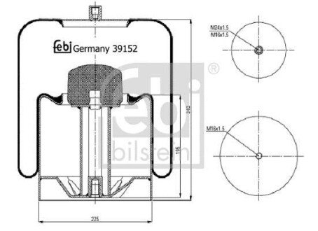 Автозапчасть FEBI BILSTEIN 39152