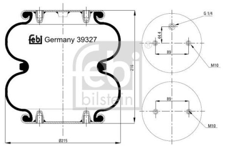 MIECH ZAW PNEUM FEBI TRUCK ROR FEBI FEBI BILSTEIN 39327