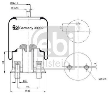 Автозапчасть FEBI BILSTEIN 39992