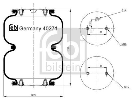 MIECH ZAW PNEUM FEBI TRUCK SCHMITZ CARGOBULL FEBI FEBI BILSTEIN 40271