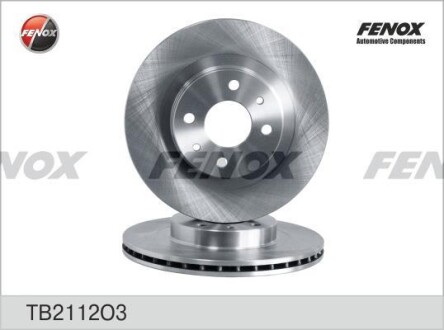 Гальмівний диск ВАЗ 2112 Fenox TB 2112 O3