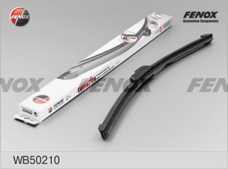 Щітка склоочисника безкаркасна гачок 500 мм — 20" Fenox WB50210