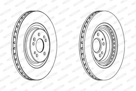 Диск гальмівний FERODO DDF1085C1