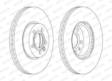 Тормозной диск FERODO DDF1160C (фото 1)