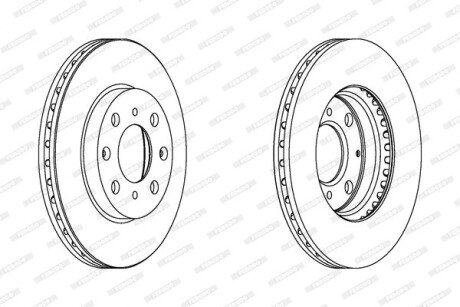 Диск гальмівний FERODO DDF1231C
