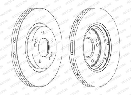 Диск гальмівний FERODO DDF1292C