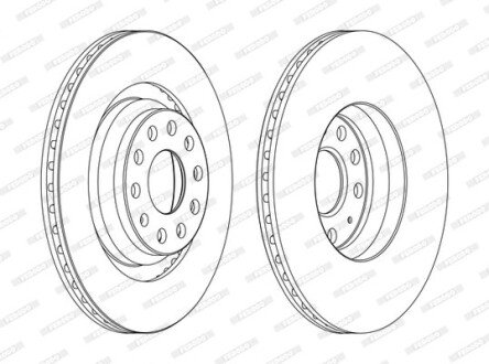 Тормозной диск FERODO DDF1503C