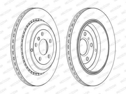 Тормозной диск FERODO DDF1531C