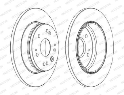 Диск гальмівний FERODO DDF1540C