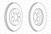 Тормозной диск FERODO DDF1610 (фото 2)