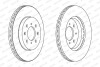 Тормозной диск FERODO DDF1610C (фото 2)