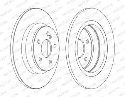 Тормозной диск FERODO DDF1675C