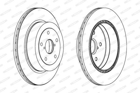 Тормозной диск FERODO DDF175