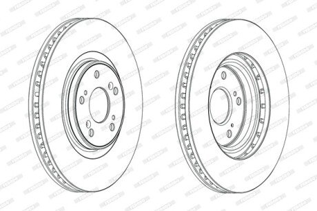 Гальмівний диск FERODO DDF1777C1