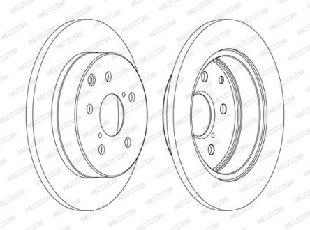 Диск гальмівний FERODO DDF1846C