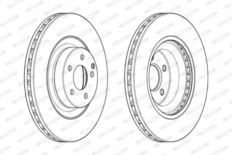 Диск гальмівний FERODO DDF1905C1