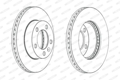 Гальмівний диск FERODO DDF1974C1