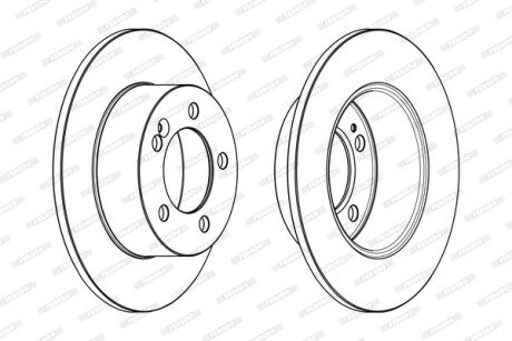 Тормозной диск FERODO DDF1976C