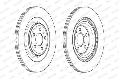 Гальмівний диск FERODO DDF1990C