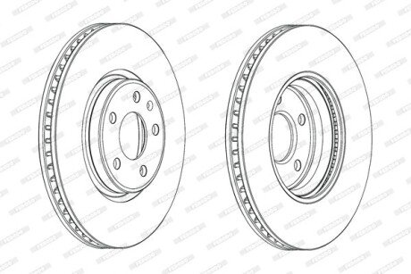 Гальмівний диск FERODO DDF1996C1