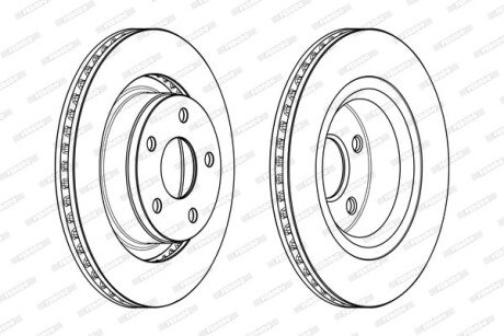 Гальмівний диск FERODO DDF2145C1